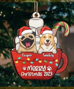 Have A Sweet Pawlidays   Dog & Cat Personalized Custom Ornament   Wood Unique Shaped   Christmas Gift For Pet Owners, Pet Lovers