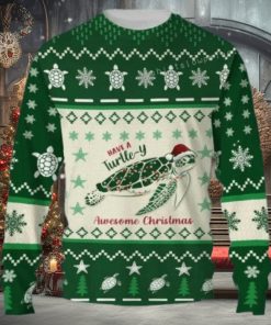 Have A Turtle y Awesome Christmas Ugly Sweater Party