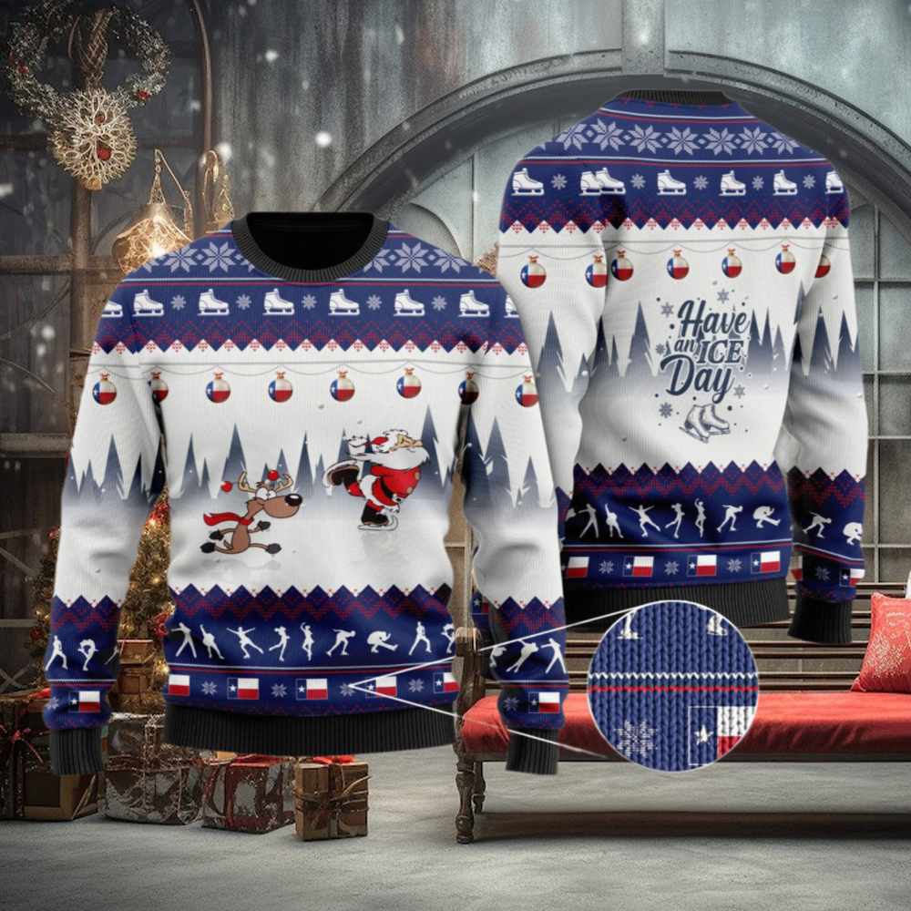 Have An Ice Day Santa Claus And Reindeer, Christmas Ugly Sweater, Christmas Gift, Gift Christmas 2024 Have An Ice Day Santa Claus And Reindeer, Christmas Ugly Sweater, Christmas Gift, Gift Christmas 2024