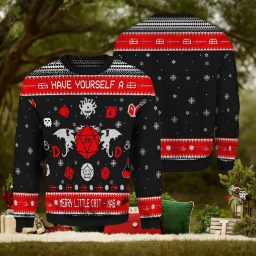 Have Your Self A Merry Little CritMas Woolen Christmas Ugly Sweater