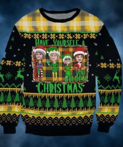 Have Yourself A Very Golden Full Print 3D Christmas Ugly Sweater