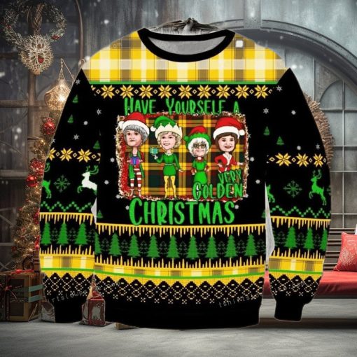 Have Yourself A Very Golden Xmas Ugly Sweater Party