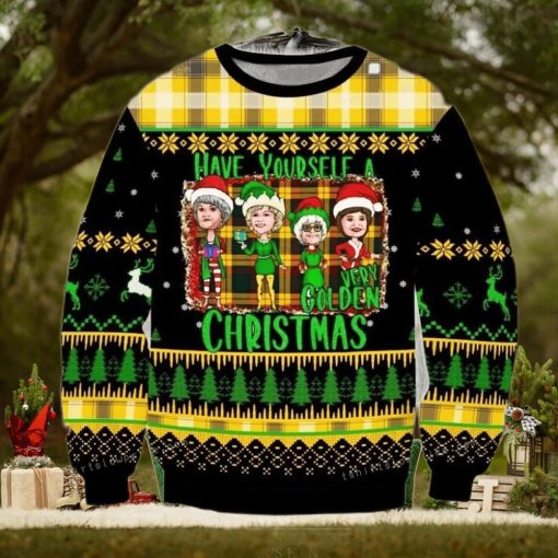 Have Yourself A Very Golden Xmas Ugly Sweater Party