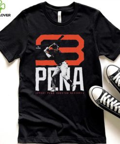 Jeremy Pena Houston Astros Bold Number 2022 Shirt