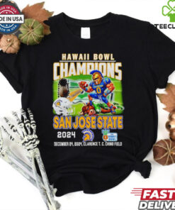 Hawaii Bowl Champions San Jose State 2024 mascot Best Selling shirt