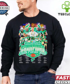 Hawaii Bowl Champions South Florida Bulls 2024 signature t shirt