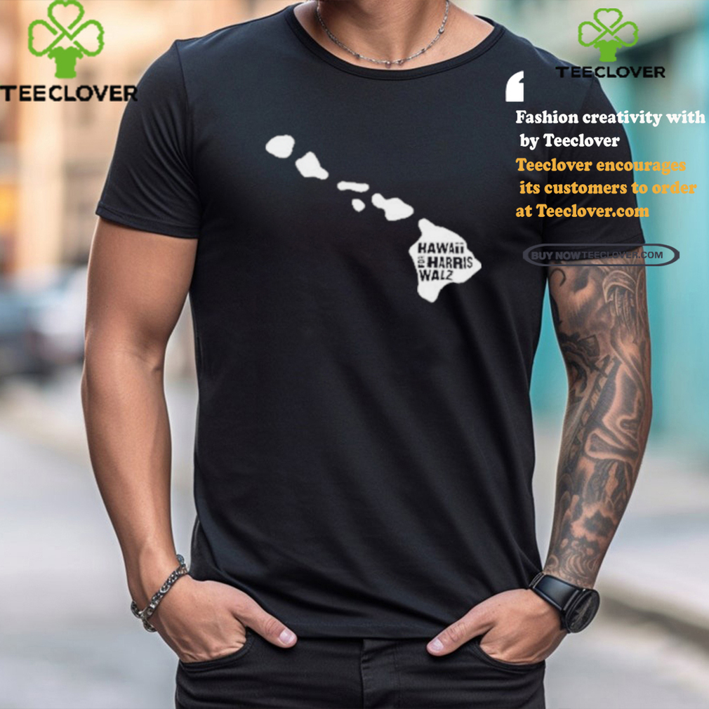 Hawaii Map for Harris Walz 2024 T Shirt Hawaii Map for Harris Walz 2024 T Shirt