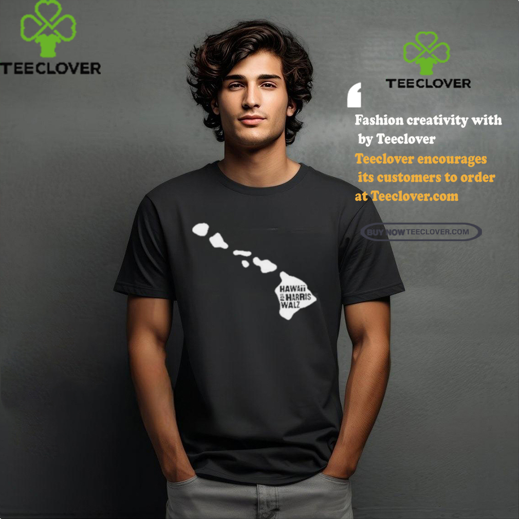 Hawaii Map for Harris Walz 2024 T Shirt Hawaii Map for Harris Walz 2024 T Shirt