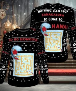 Hawaii Maze Game 3D All Over Print Print Ugly Christmas Sweater Perfect Holiday Gift