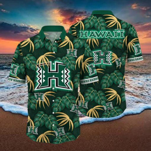 Hawaii Rainbow Warriors NCAA Hawaiian Shirt Recreation Aloha Shirt