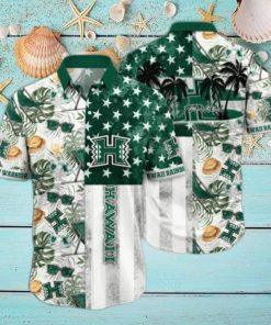 Hawaii Rainbow Warriors NCAA3 Flower Hawaii Shirt And Tshirt For Fans, Summer Football Shirts NA49817