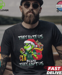 Hawai'i Rainbow Warriors X Grinch They Hate Us Because They Ain’t Us Christmas Shirt