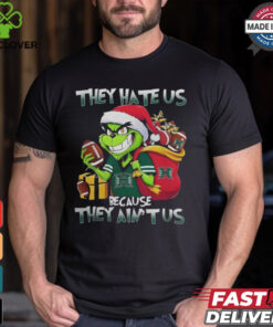 Hawai'i Rainbow Warriors X Grinch They Hate Us Because They Ain’t Us Christmas Shirt