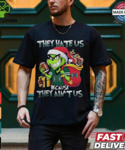 Hawai'i Rainbow Warriors X Grinch They Hate Us Because They Ain’t Us Christmas Shirt
