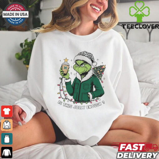 Hawai’i Rainbow Warriors x Santa Grinch Is This Jolly Enough Merry Christmas Shirt