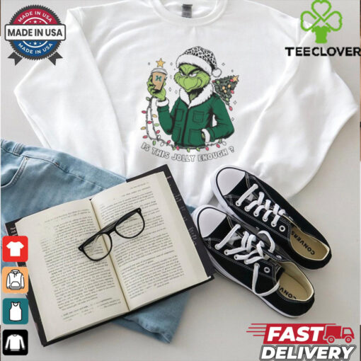 Hawai’i Rainbow Warriors x Santa Grinch Is This Jolly Enough Merry Christmas Shirt