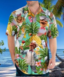 Hawaii Summer Chef Shirt Hawaiian Beach Flowers Shirt