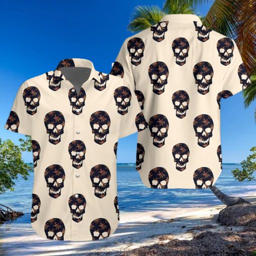 Hawaii Vn Skull Hawaiian Shirt