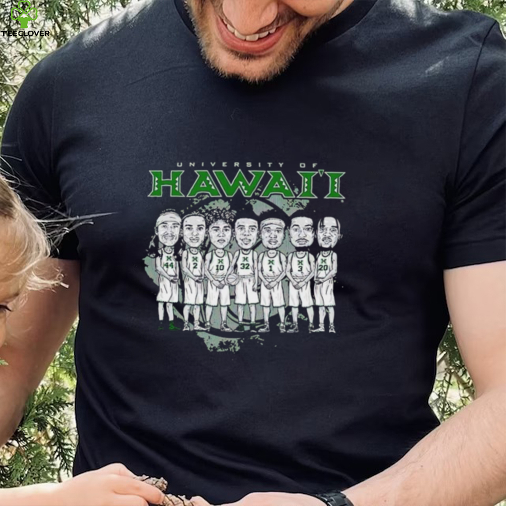 Hawaii caricature NCAA Men’s Basketball team shirt Hawaii caricature NCAA Men’s Basketball team shirt