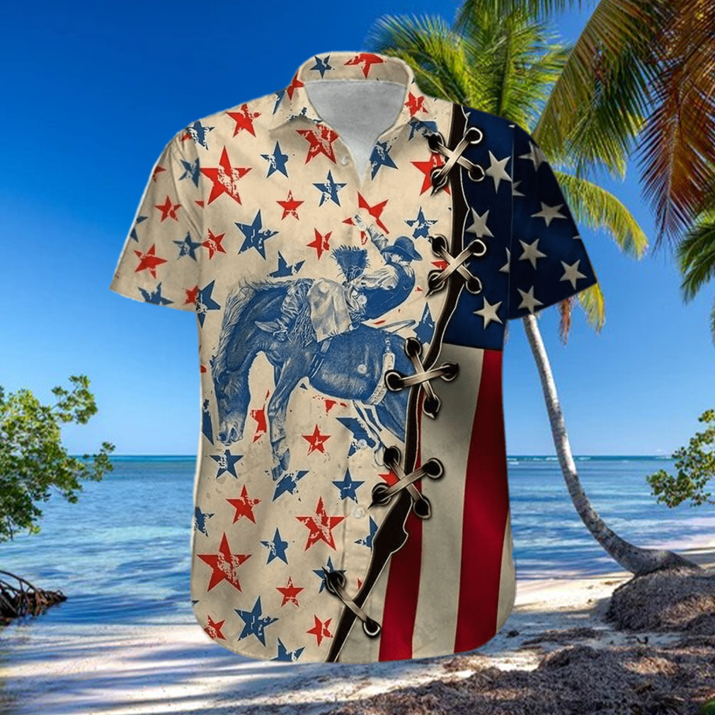 Hawaiian Aloha Shirts America Bareback Bronc Hawaiian Aloha Shirts America Bareback Bronc