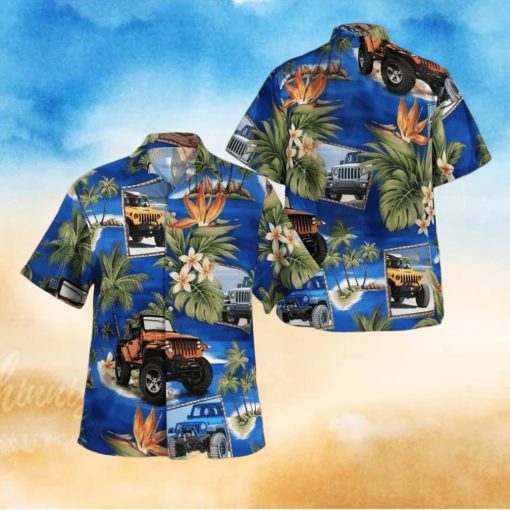 Hawaiian Aloha Shirts Jeep Blue Island hawaiian shirt