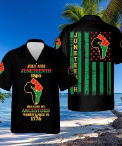 Hawaiian Aloha Shirts Juneteenth Since