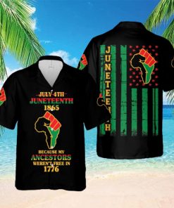 Hawaiian Aloha Shirts Juneteenth Since