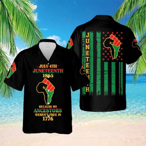 Hawaiian Aloha Shirts Juneteenth Since