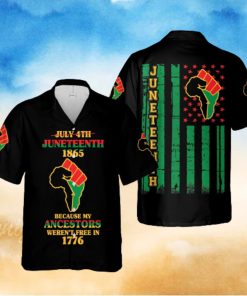 Hawaiian Aloha Shirts Juneteenth Since