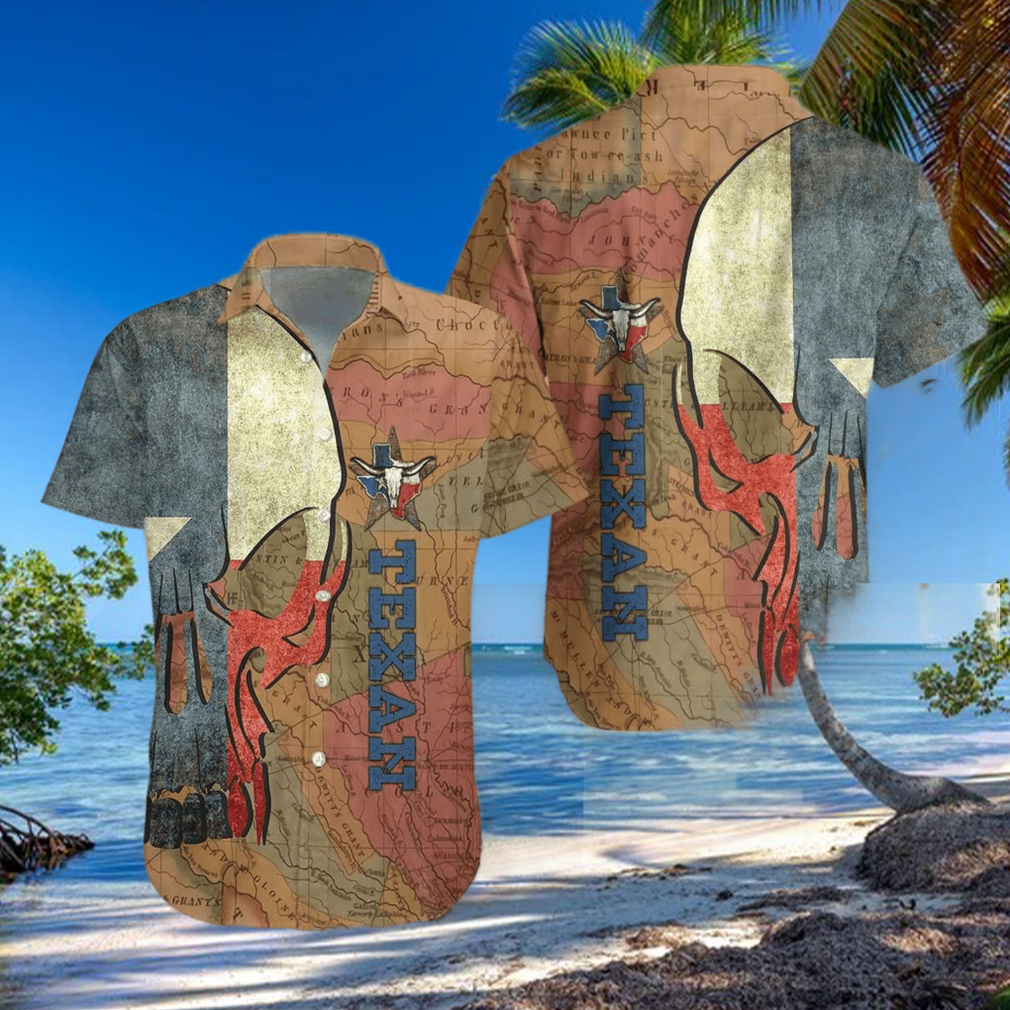 Hawaiian Aloha Shirts Texan And Skull hawaiian shirt Hawaiian Aloha Shirts Texan And Skull hawaiian shirt