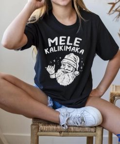 Hawaiian Christmas Mele Kalikimaka Santa Xmas Men Women Kids T Shirt