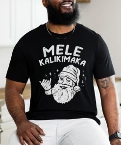 Hawaiian Christmas Mele Kalikimaka Santa Xmas Men Women Kids T Shirt