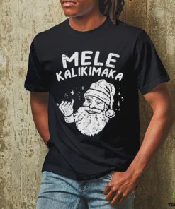 Hawaiian Christmas Mele Kalikimaka Santa Xmas Men Women Kids T Shirt