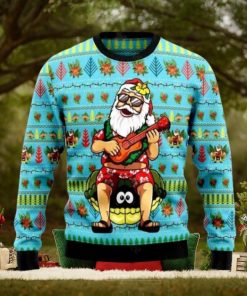 Hawaiian Christmas Santa Claus Ugly Christmas Sweater