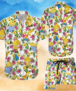 Hawaiian Shirt And Shorts Simpson Lover Shirt