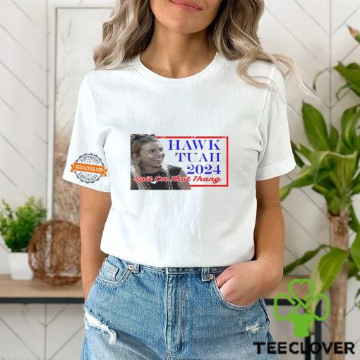Hawk Tuah Girl 2024 Spit on That Thang poster Shirt