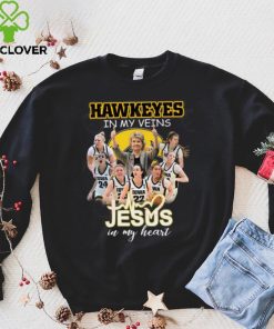 Hawkeyes In My Veins Jesus In My Heart T Shirt 2 Hawkeyes In My Veins Jesus In My Heart T Shirt