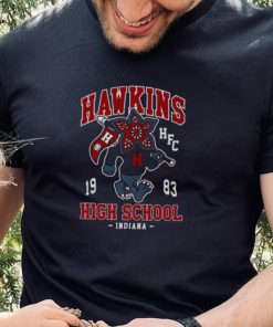 Hawkins High School Vintage Distressed Creepy Cute College Demogorgon Mascot hoodie, sweater, longsleeve, shirt v-neck, t-shirt