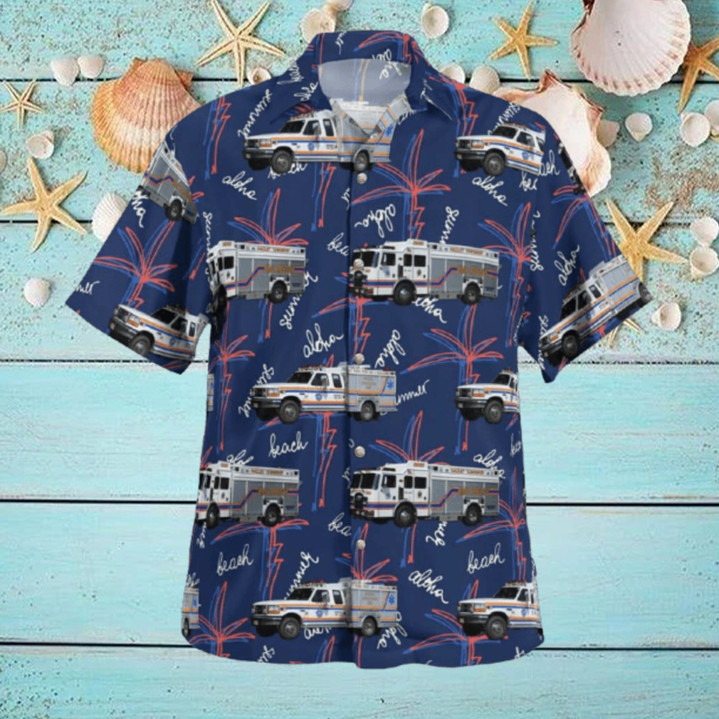 Hazlet New Jersey Hazlet Twp First Aid & Rescue Squad Hawaiian Shirt Hazlet New Jersey Hazlet Twp First Aid & Rescue Squad Hawaiian Shirt