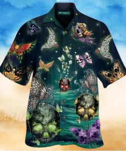 Butterfly Skull Hawaiian Shirt Pre10116 1