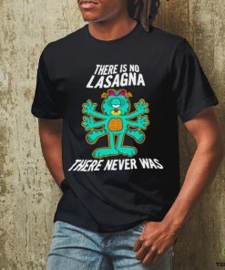 Garfield there is no Lasagna Psychedelic there never was shirt