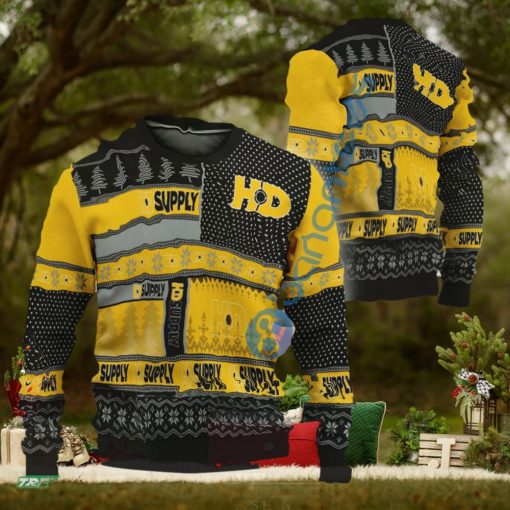 Hd Supply Logo New Ugly Xmas Sweater Gift For Fans