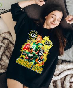 Green Bay Packers go pack go all you need is Love Jordan Love signature Vintage hoodie, sweater, longsleeve, shirt v-neck, t-shirt