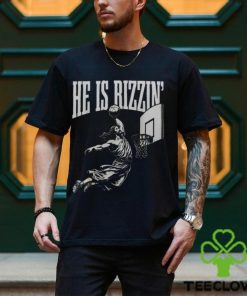 He Is Rizzin Jesus Playing Basketball Men's T hoodie, sweater, longsleeve, shirt v-neck, t-shirt