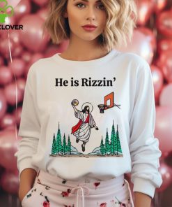 He is Rizzin Funny Easter Jesus hoodie, sweater, longsleeve, shirt v-neck, t-shirt