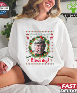 He wants you to say grace the blessing Christmas T shirt