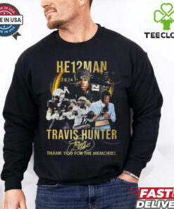 He12man 2024 Travis Hunter Colorado Buffaloes Signature Thank You For The Memories Shirt