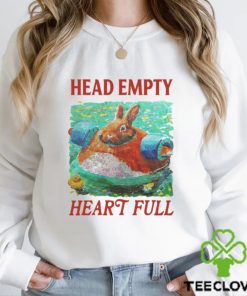 Head Empty Heart Full Bunny T Shirt