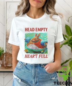 Head Empty Heart Full Bunny T Shirt