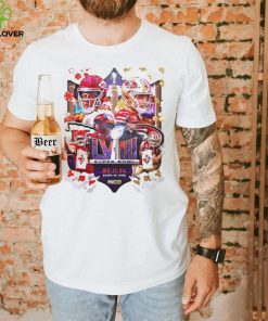 Head To Head Matchup San Francisco 49ers X Kanas City Chiefs February 11 2024 Super Bowl LVIII Unisex T Shirt 2 Head To Head Matchup San Francisco 49ers X Kanas City Chiefs February 11 2024 Super Bowl LVIII Unisex T Shirt